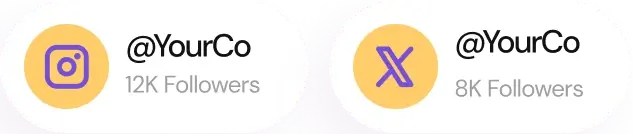 multiple social media accounts
